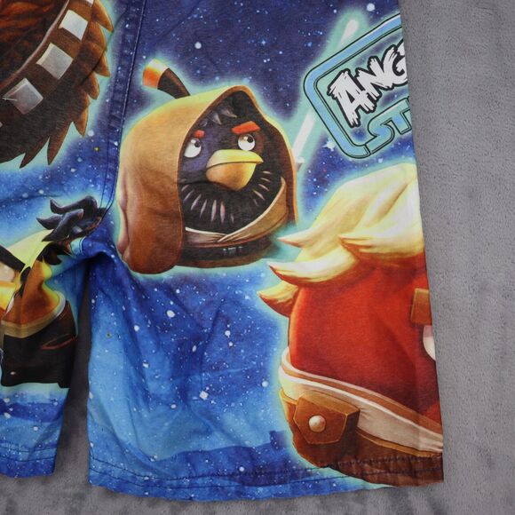 Star Wars Shorts Boys XS Multicolor Angry Birds Drawstring Stretchable Waist - Picture 16 of 16